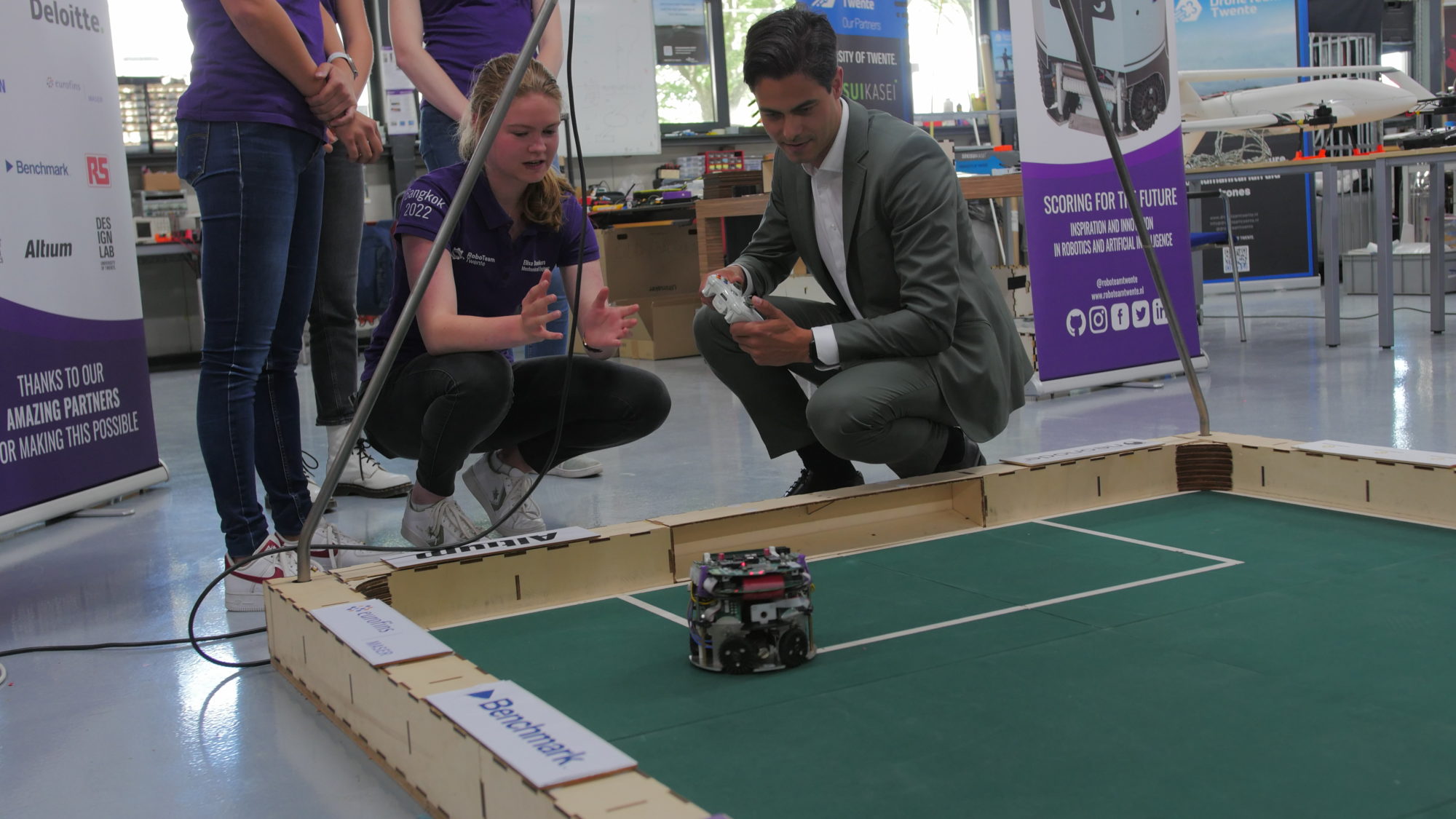 Robotica wetenschappers en onderzoekers