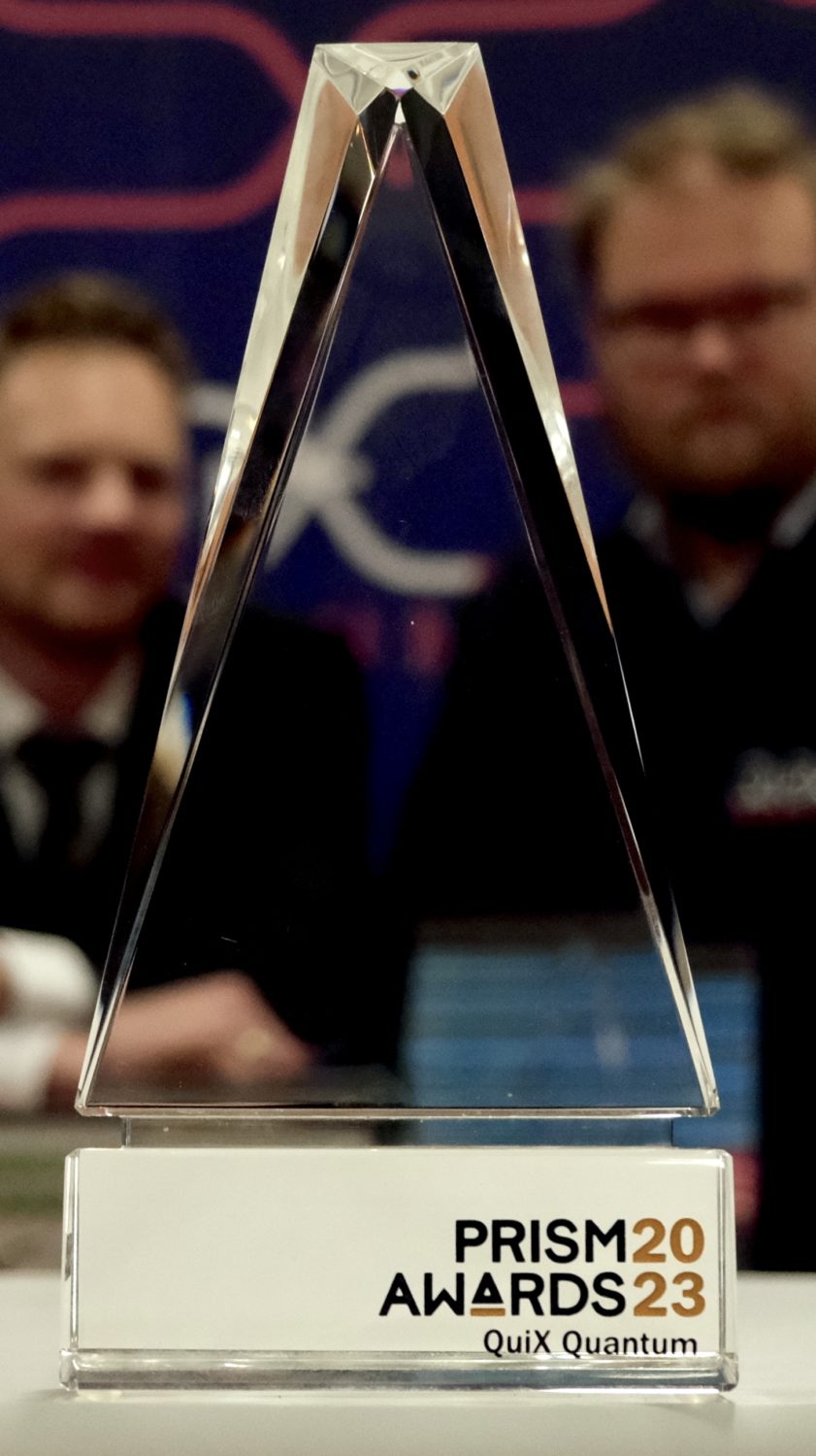 QuiX Quantum wint de gerenommeerde Prism Award 2023 in de categorie Quantum Tech