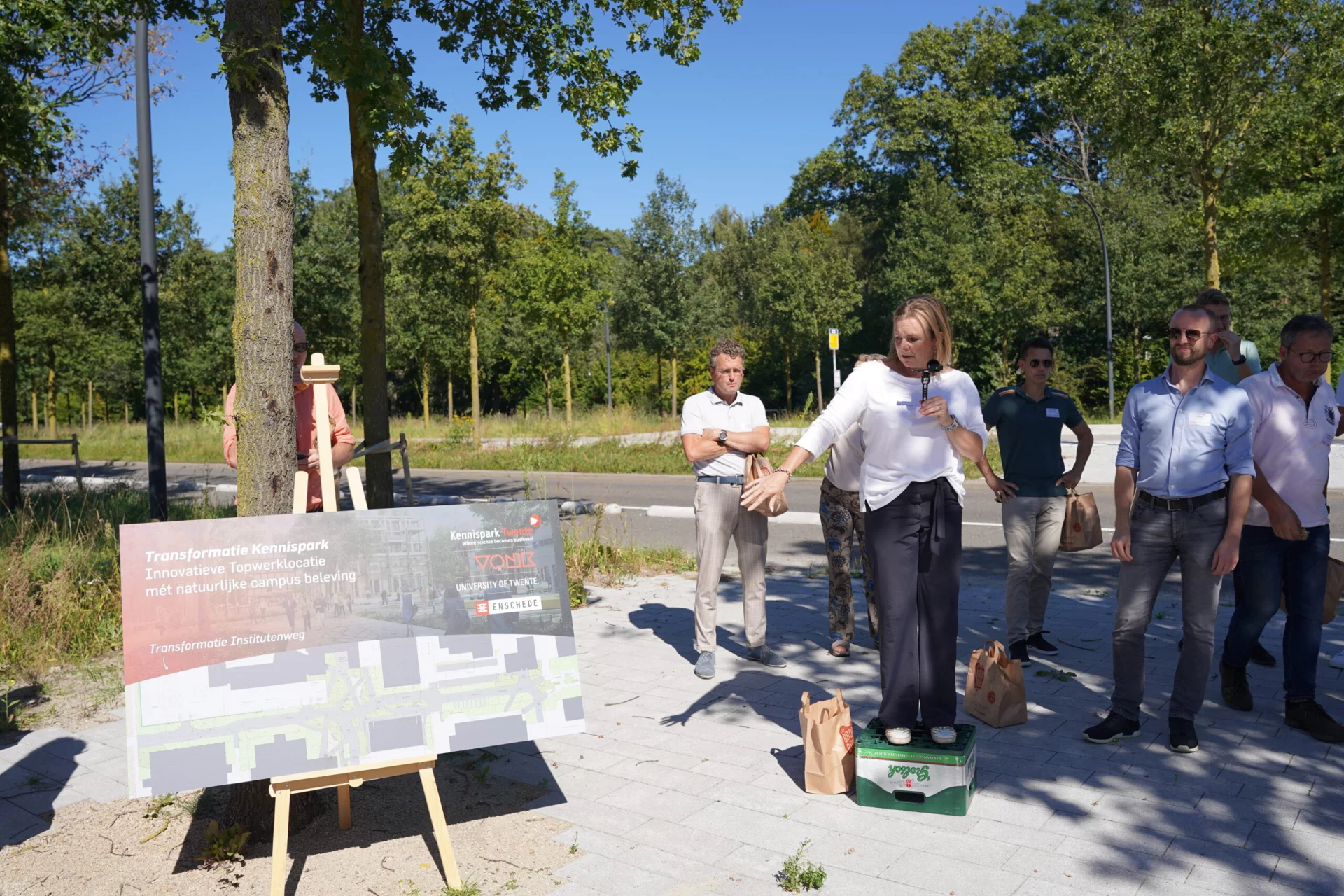 Marike Bezema, director of Kennispark Twente, is stepping down